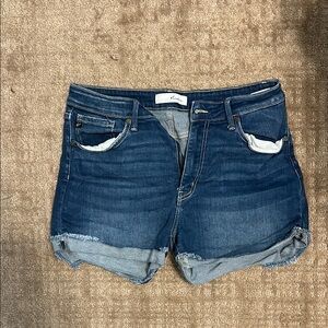 KanCan Dark Blue Jean Shorts